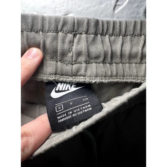 Nike army green cropped jersey sweatpants womens small lounge‎ athleisure casual - Picture 4 of 7